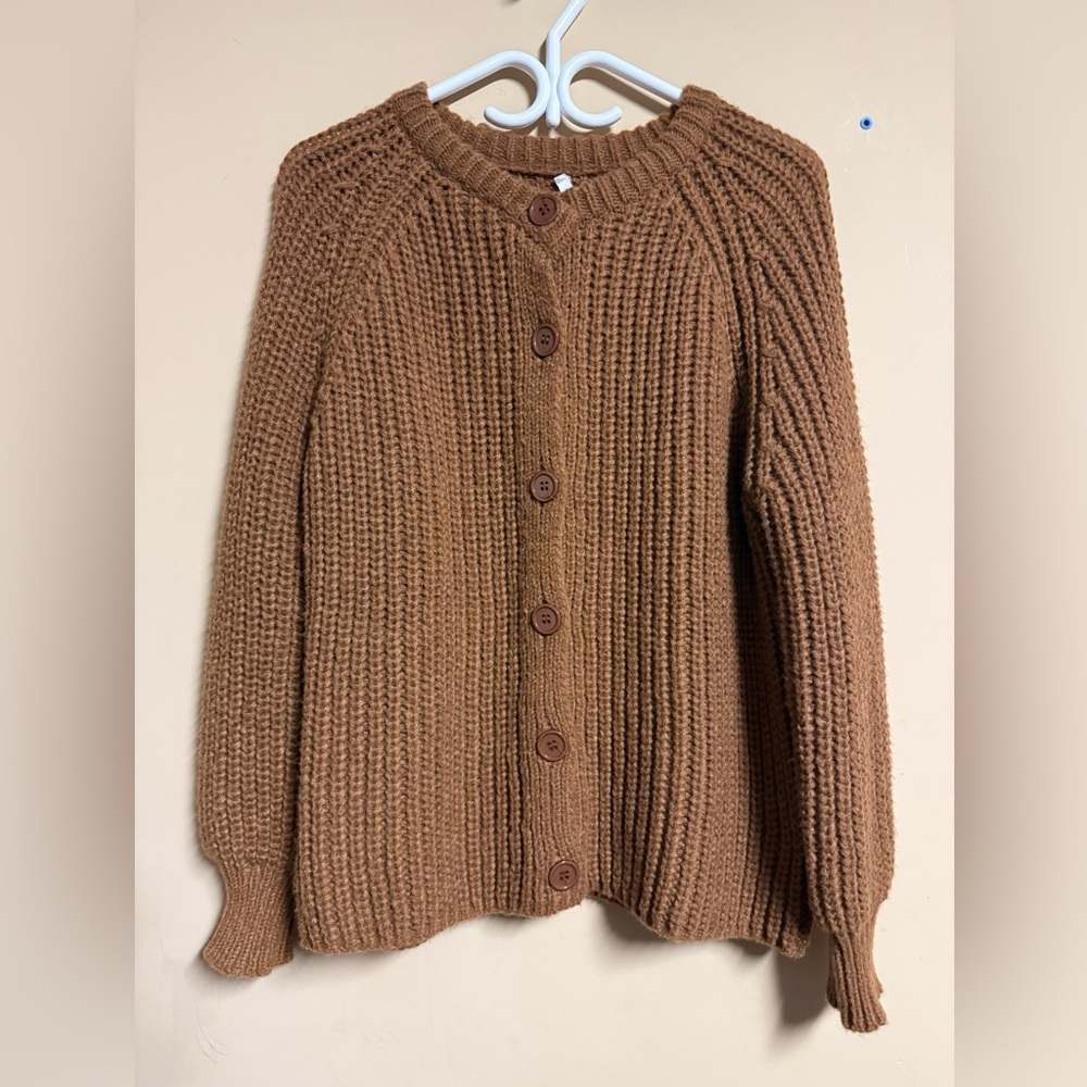 Aljoin Brown Knit Sweater ( NWT )
Size Large